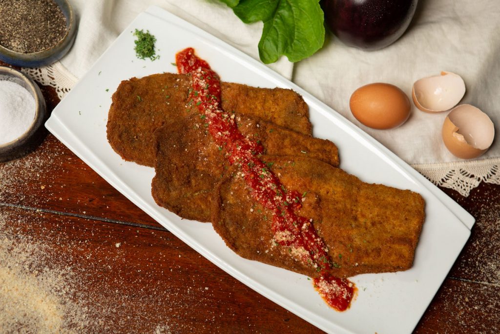 Breaded Eggplant Cutlet